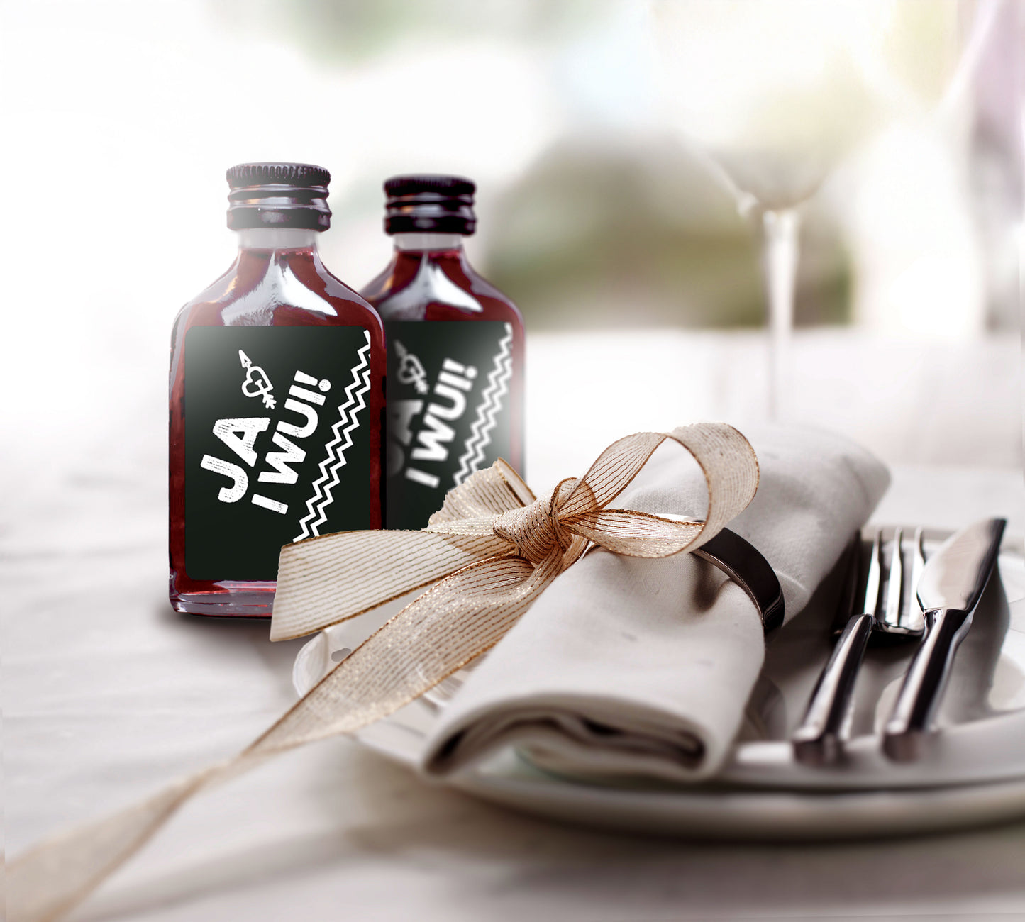 JA I-WUI Geschenkbox Hochzeit