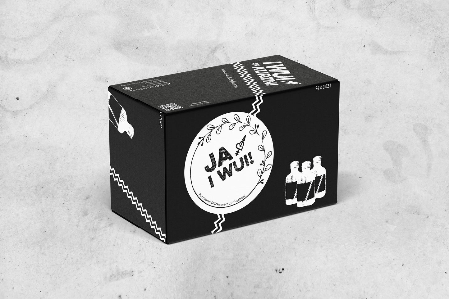 JA, I-WUI Geschenkbox Hochzeit