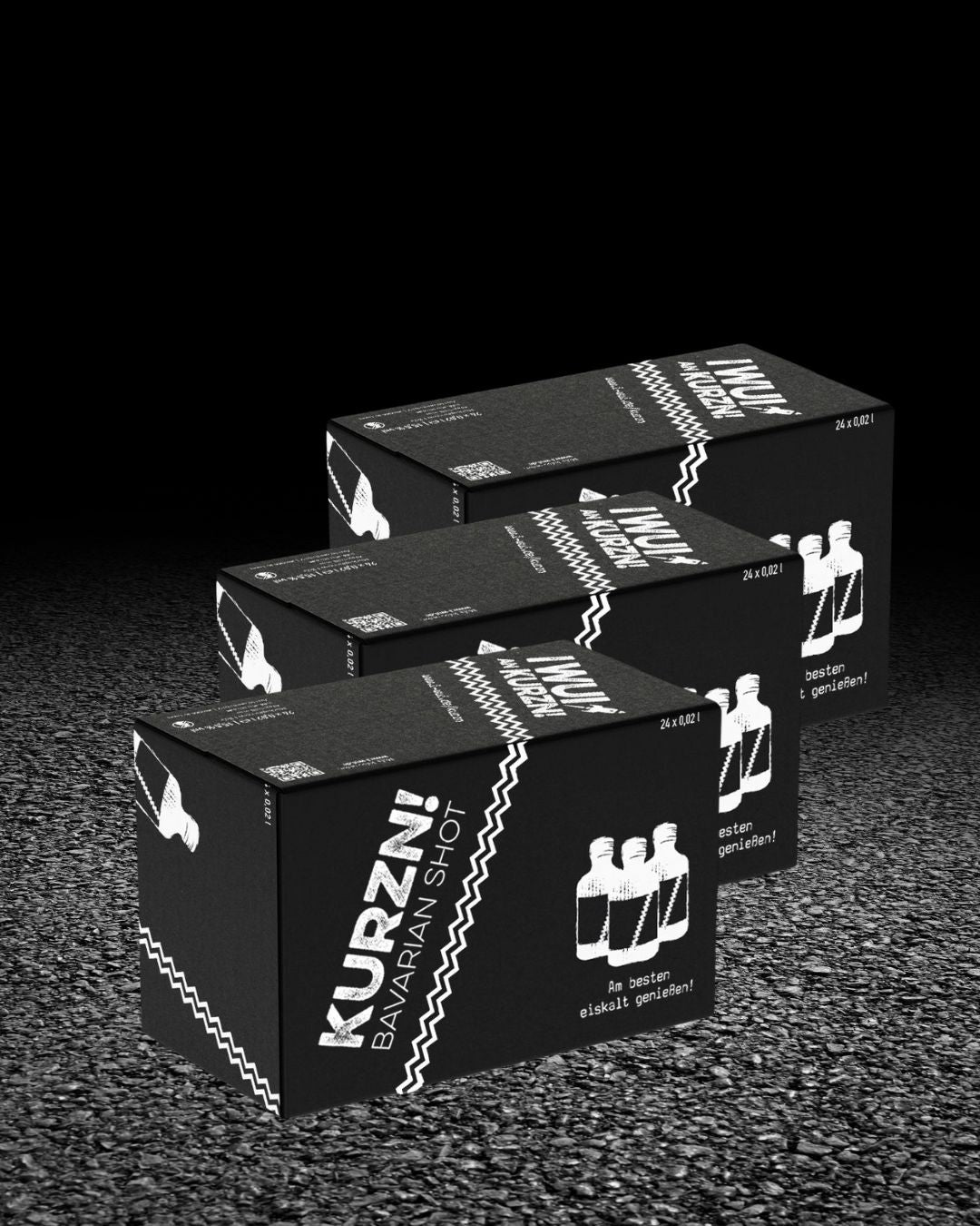 I WUI AN KURZN - Partybox 3 x 24 Stück