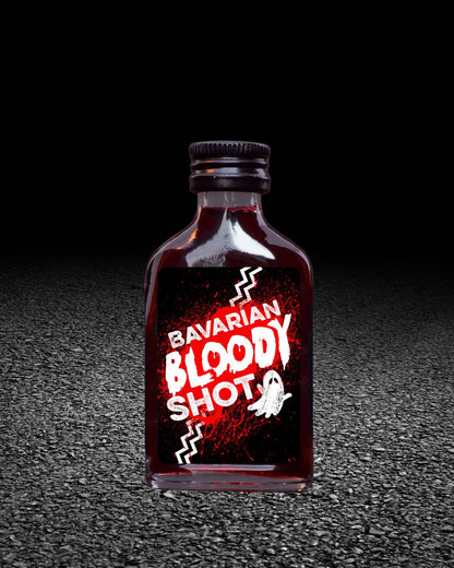 Bavarian Bloody Shot | I WUI AN KURZN im Halloween-Design