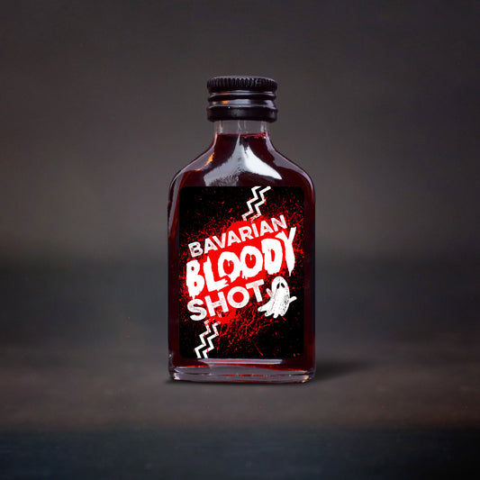 Bavarian Bloody Shot | I WUI AN KURZN im Halloween-Design