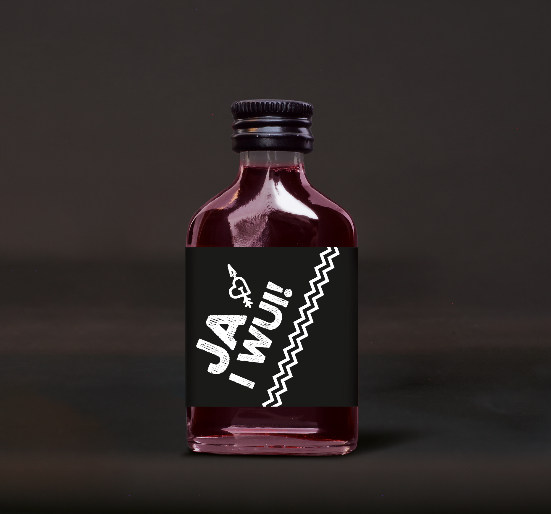 I WUI AN KURZN bayerischer Haskaplikör mit JA I WUI Etikett für euren Hochzeitsschnaps