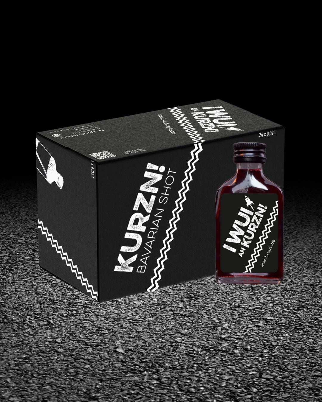 I WUI an Kurzn! Haskapbeeren-Likör 24 x 0,02L